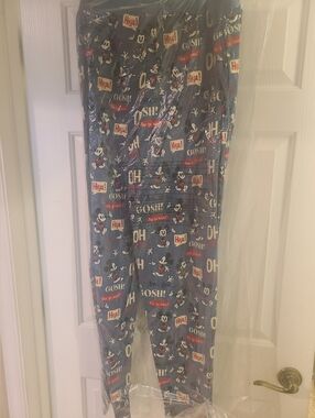 NWT Disney Parks Lounge Pajama Pants Men's  2XL Blue Mickey Mouse, New